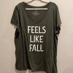 Torrid olive graphic tee